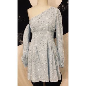 Majorelle LRG “Mandy” Baby Blue Floral Ditsy Dress